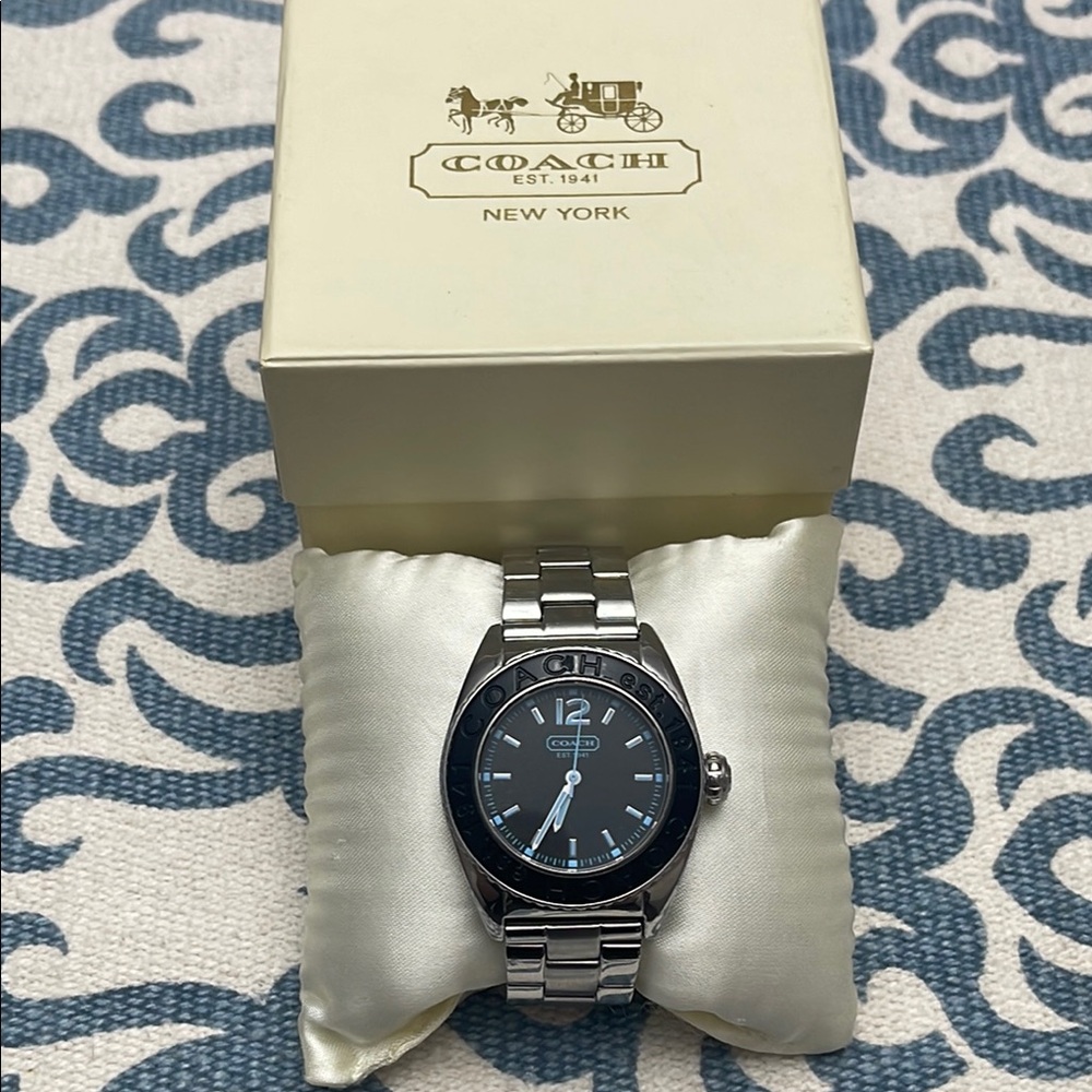 Coach Silver Watch